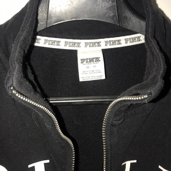 Victoria’s Secret PINK black pullover sweatshirt - Picture 3 of 4